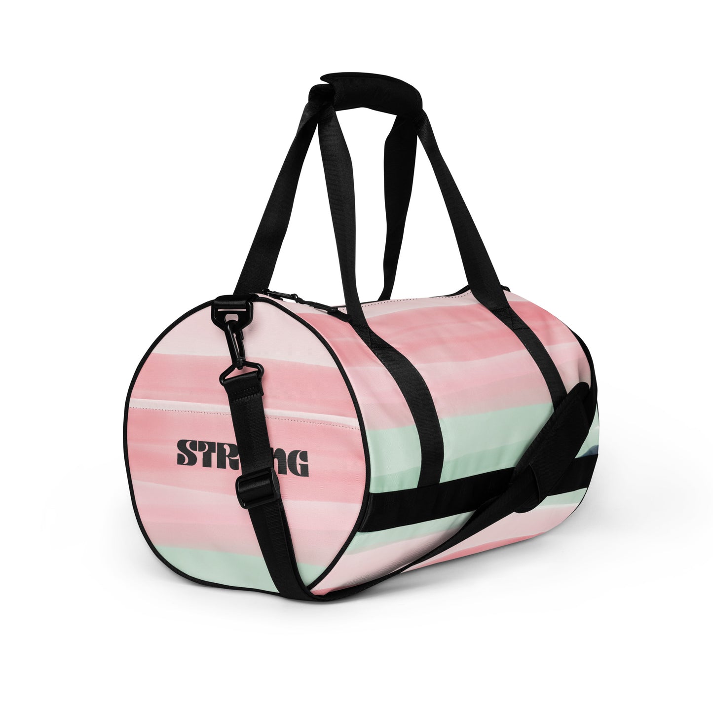 All-Over Print Gym Bag – Bold, Strong & Ready to Go
