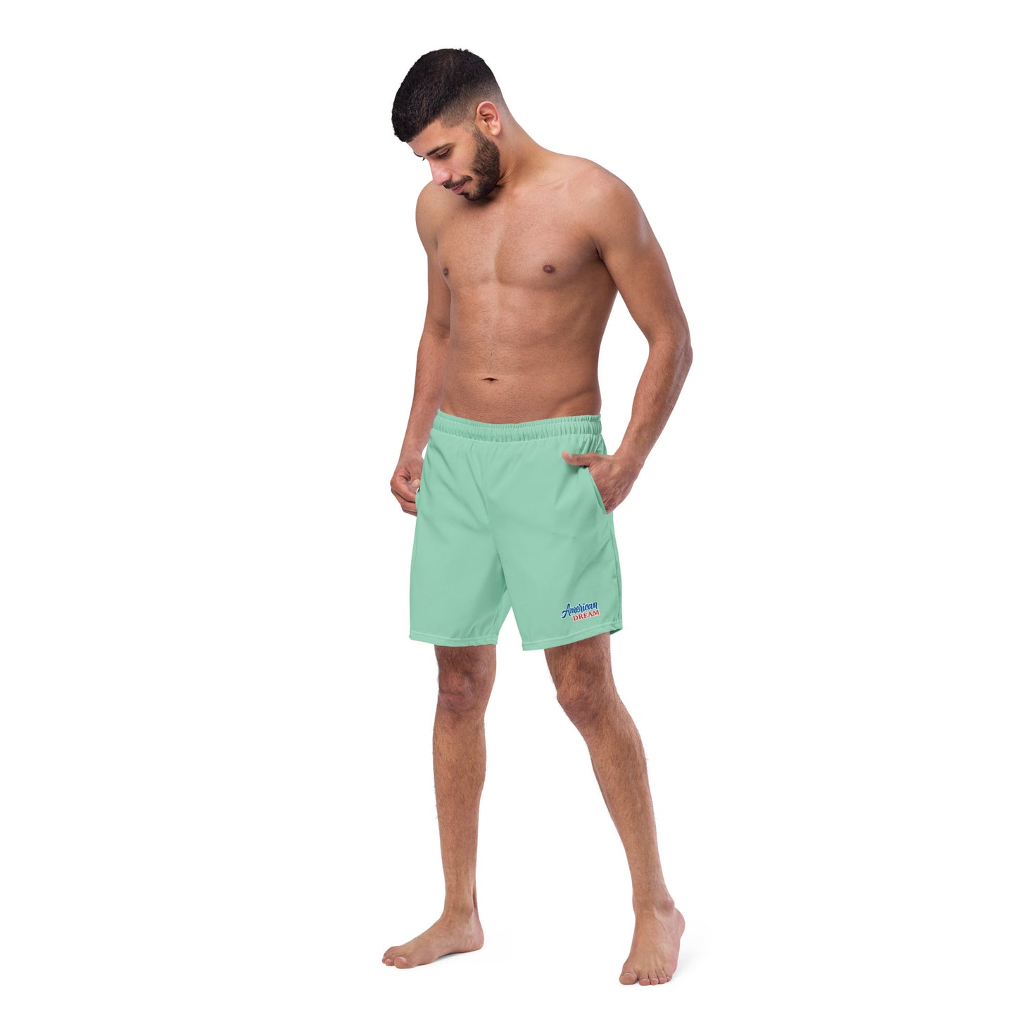 Recycled Swim Trunks - American Dream Signature Swim Trunks