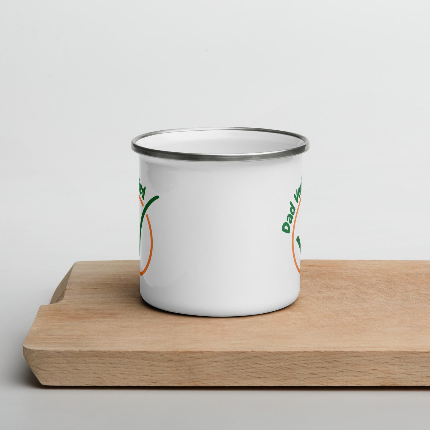 Dad Verified Mug - Everyday Hero Edition - Enamel Mug