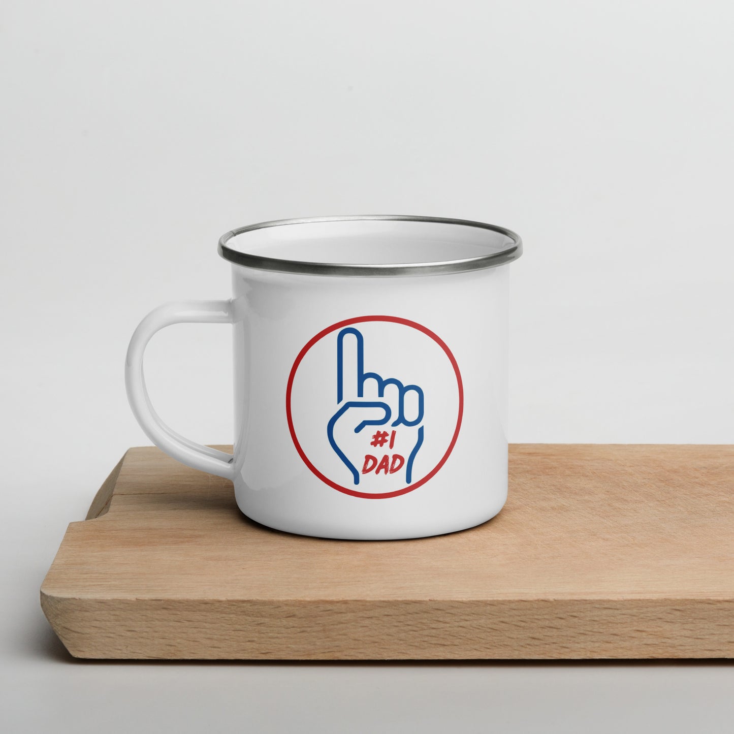 #1 Dad Mug - Champion Edition - Enamel Mug