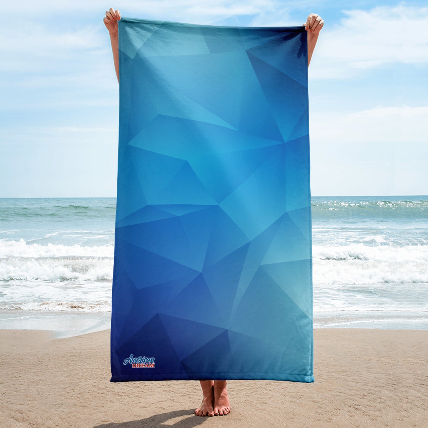 American Dream Beach Towel – Vibrant All-Over Print