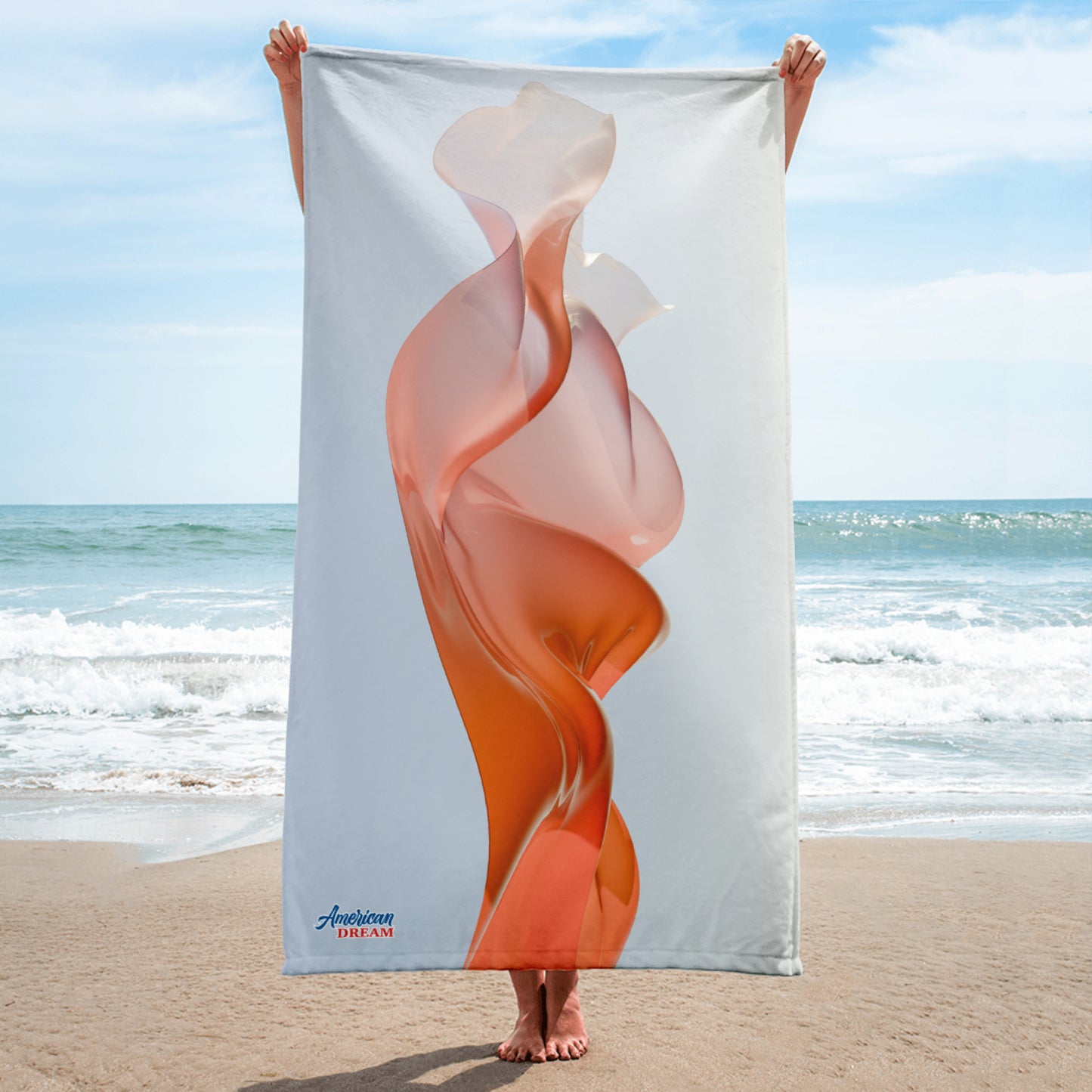 American Dream Beach Towel – Vibrant All-Over Print