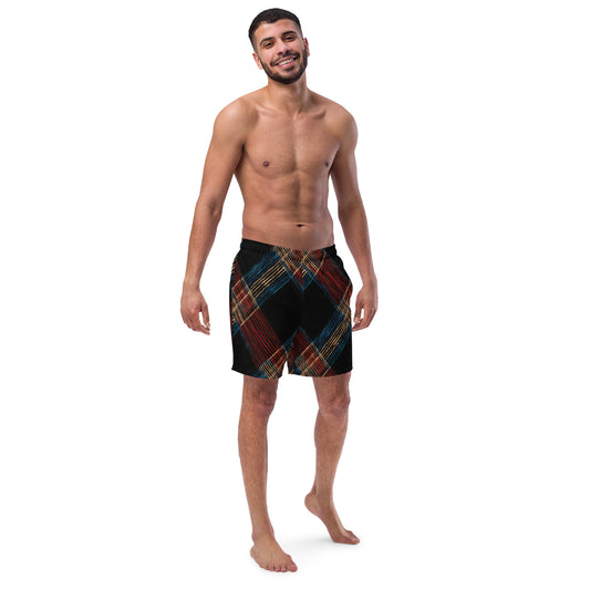 Recycled Swim Trunks – Urban Grid Edition