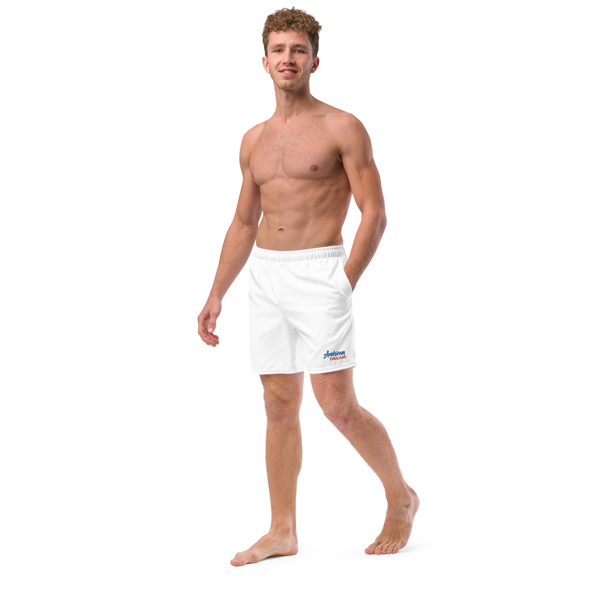 Recycled Swim Trunks - American Dream Signature Swim Trunks