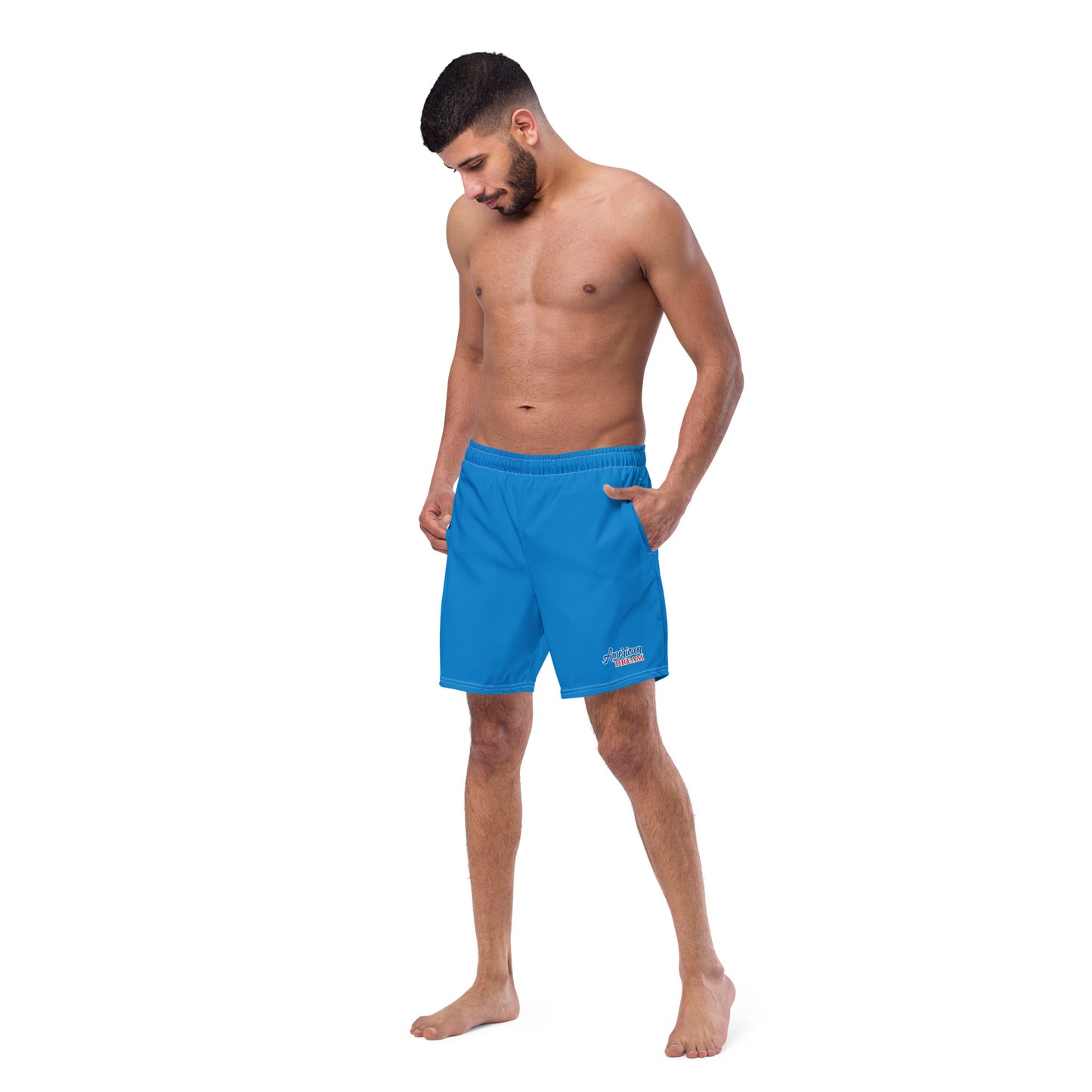 Recycled Swim Trunks - American Dream Signature Swim Trunks