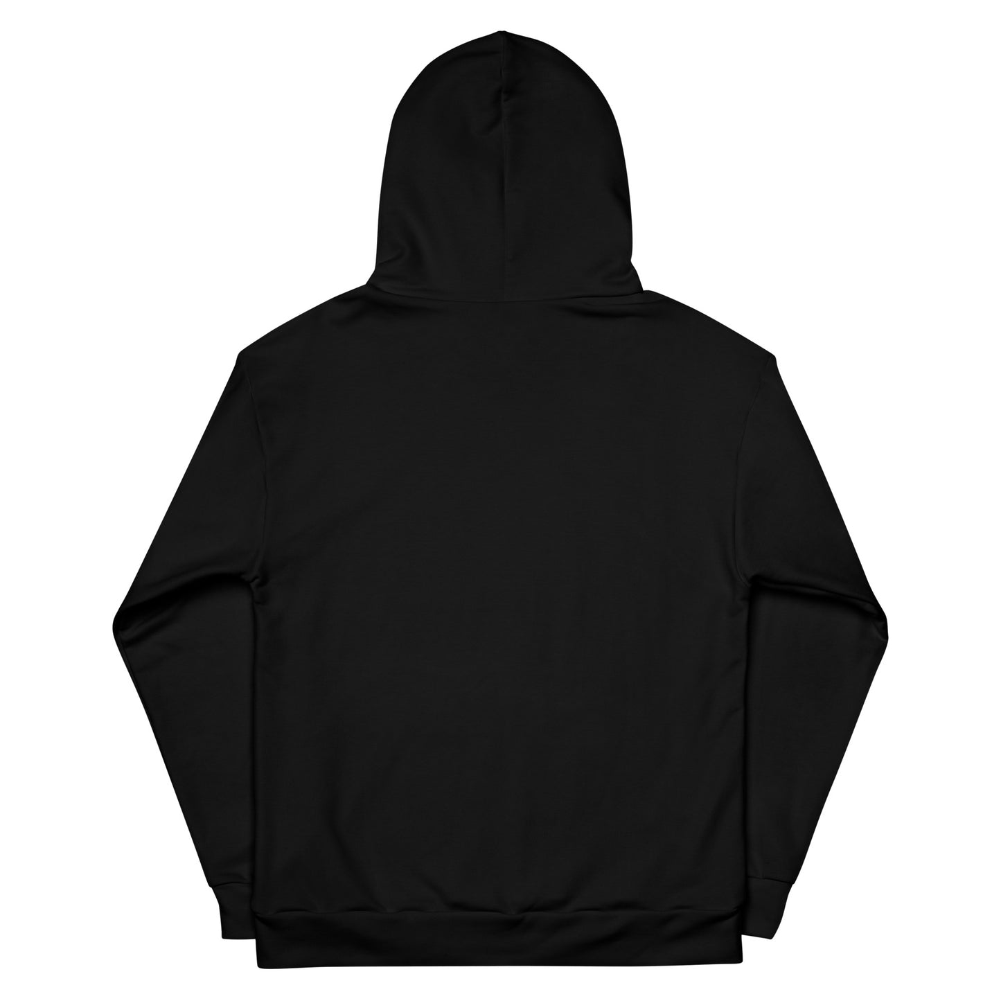 Unisex Contrast Hoodie – Printed Interior Hood & Pocket with Abstract Pattern