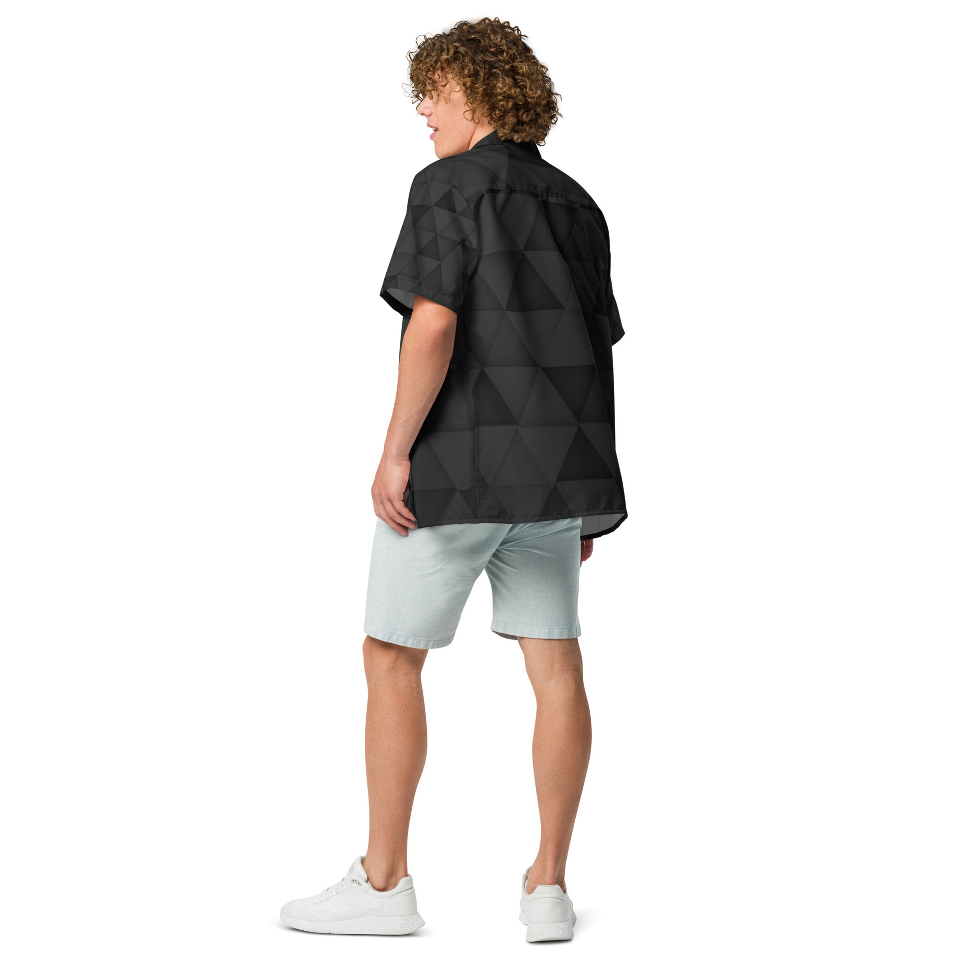 Unisex Summer Button Shirt – Lightweight, Moisture-Wicking & Recycled
