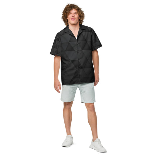 Unisex Summer Button Shirt – Lightweight, Moisture-Wicking & Recycled