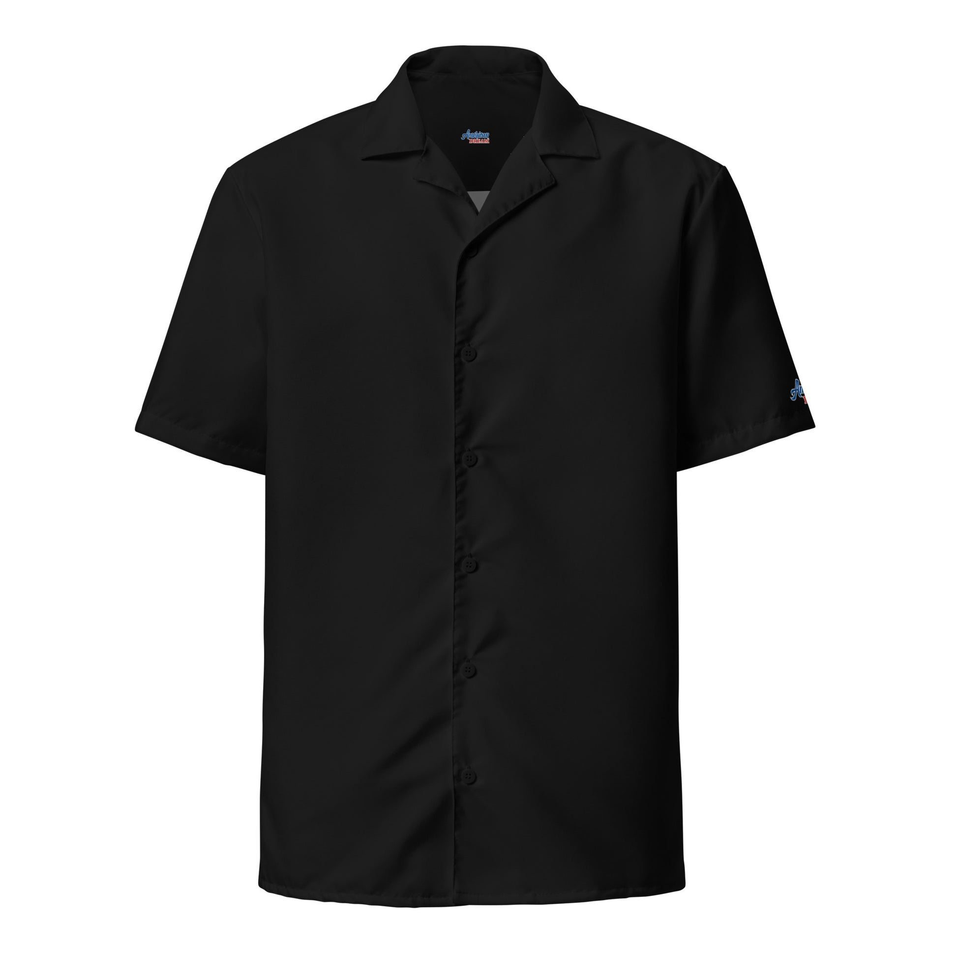 Unisex Summer Button Shirt – Lightweight, Moisture-Wicking & Recycled