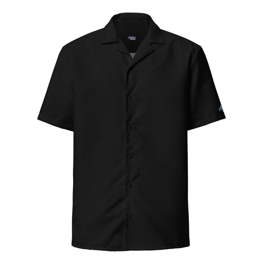Unisex Summer Button Shirt – Lightweight, Moisture-Wicking & Recycled