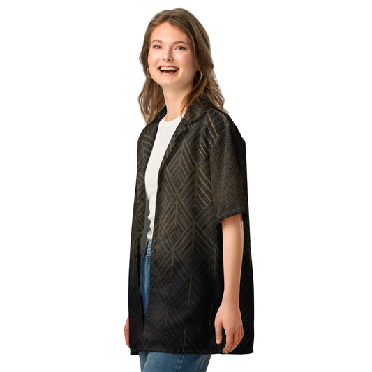 Unisex Summer Button Shirt – Lightweight, Moisture-Wicking & Recycled