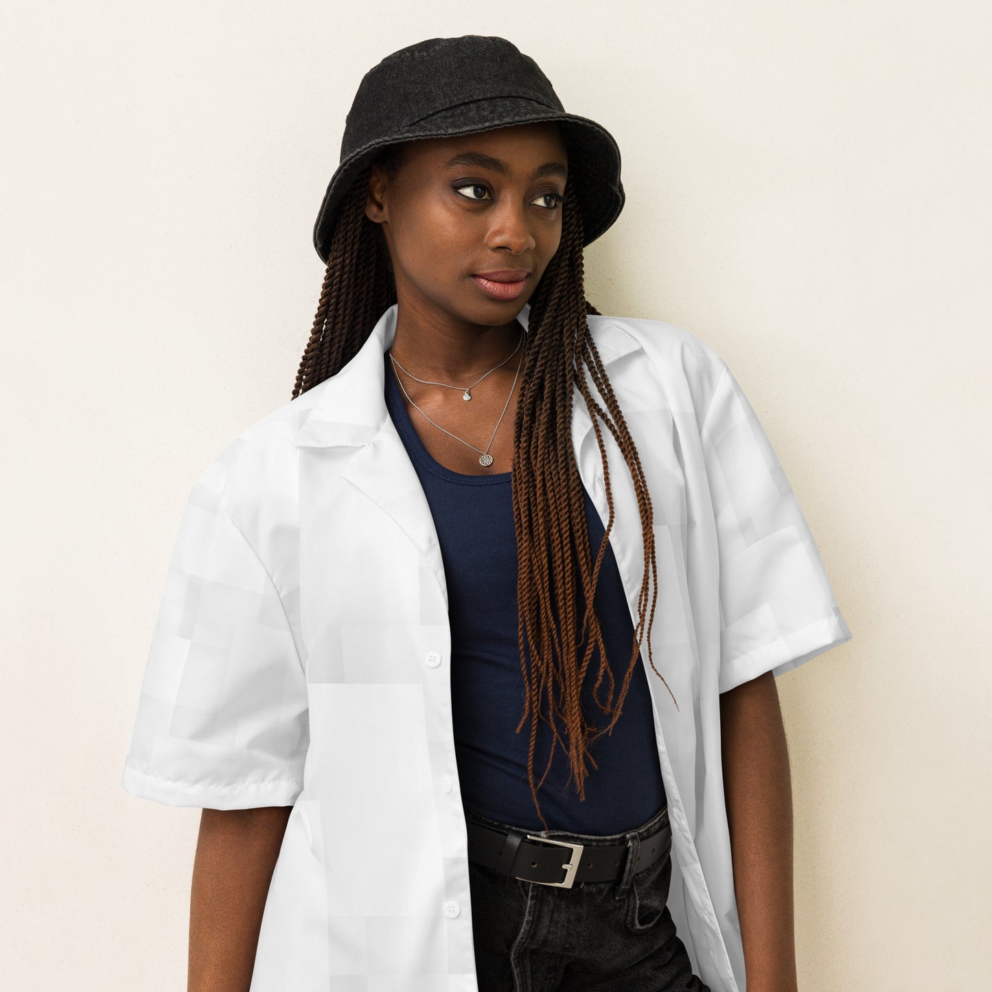 Unisex Summer Button Shirt – Lightweight, Moisture-Wicking & Recycled