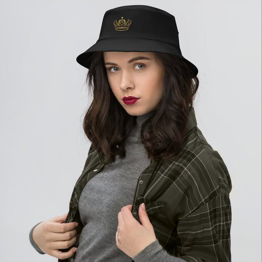 Old School Bucket Hat – Embroidered Vintage Style