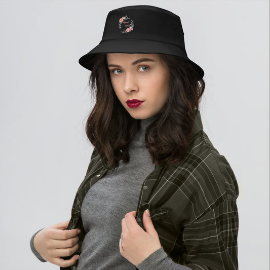 Old School Bucket Hat – Embroidered Vintage Style