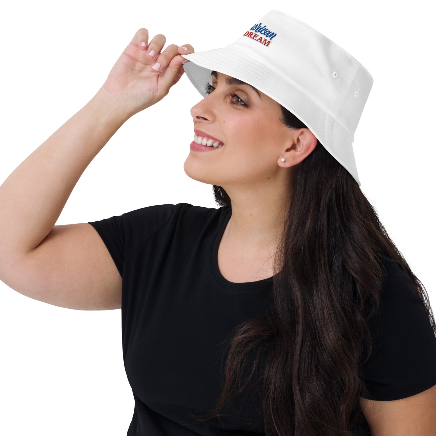 Old School Bucket Hat – Embroidered Vintage Style