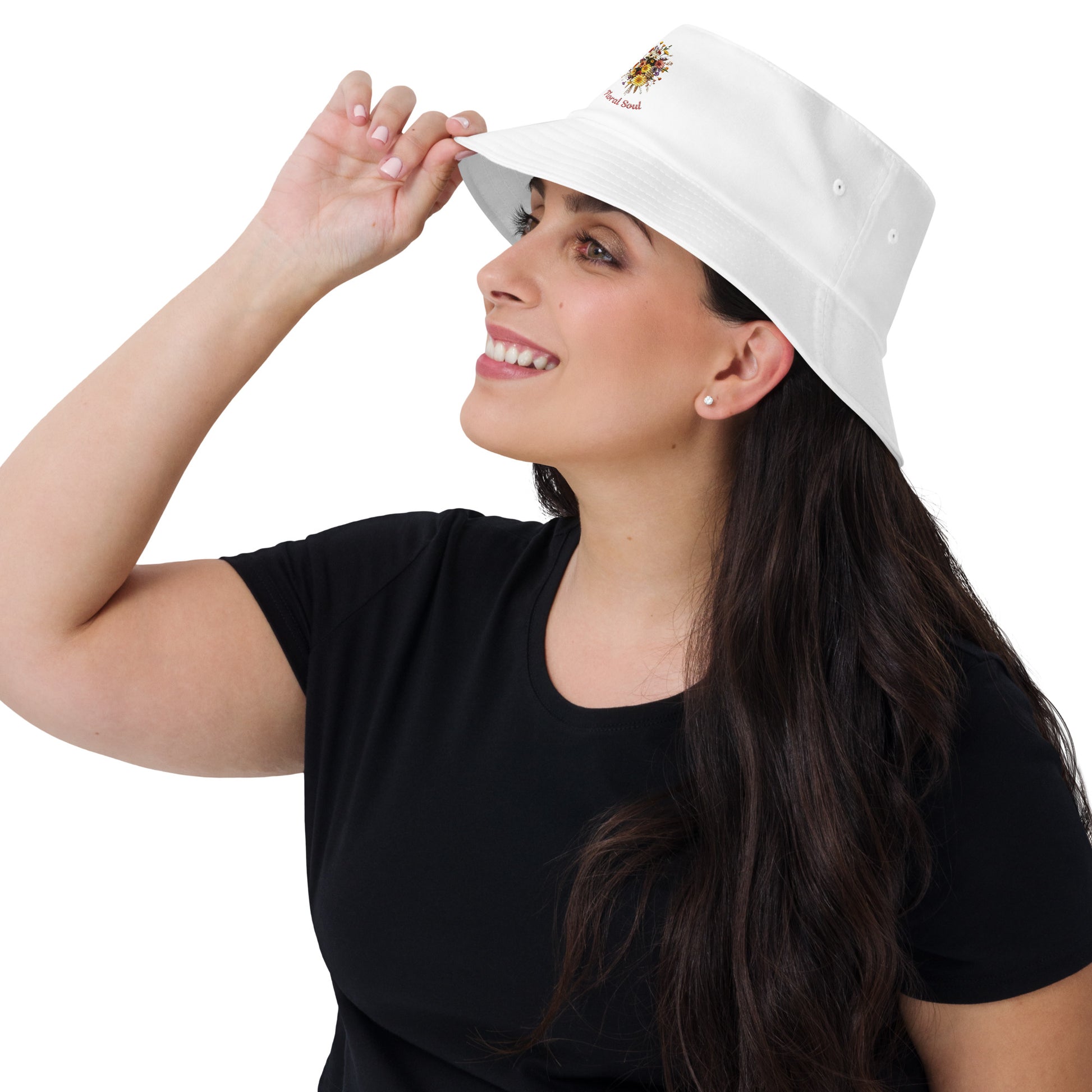 Old School Bucket Hat – Embroidered Vintage Style
