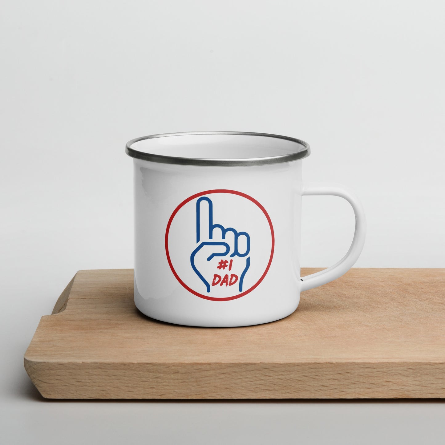 #1 Dad Mug - Champion Edition - Enamel Mug
