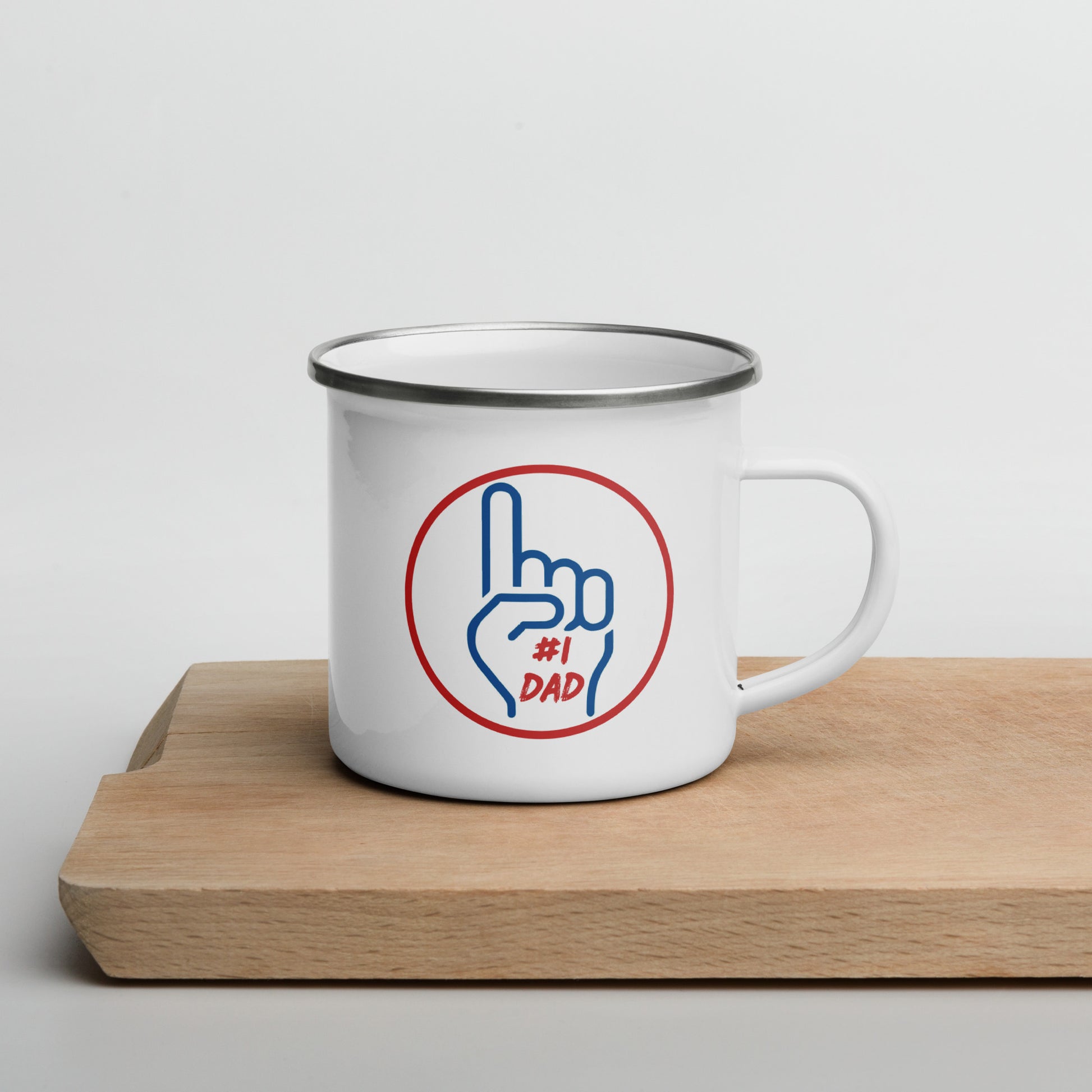 #1 Dad Mug - Champion Edition - Enamel Mug
