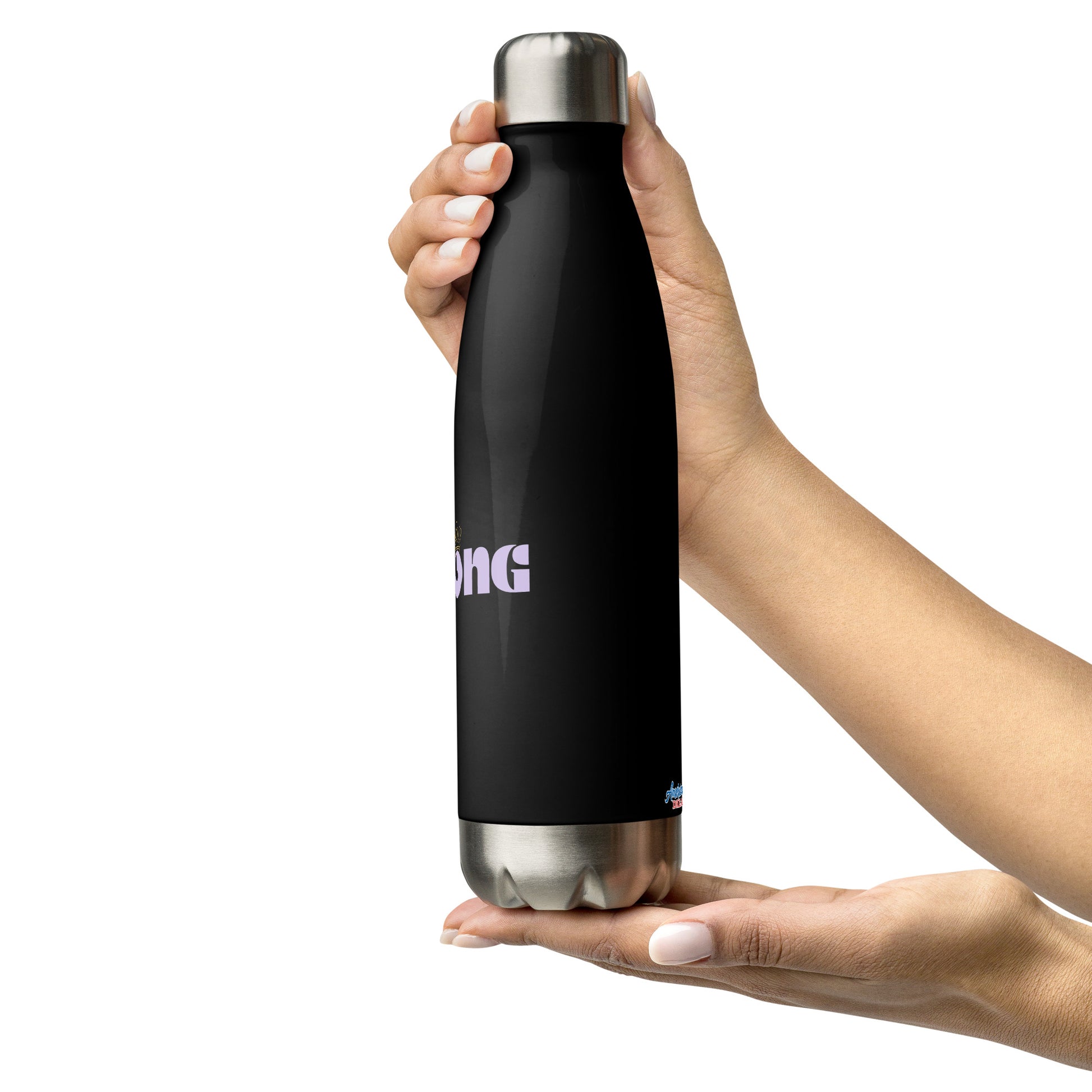Strong - Insulated Stainless Steel Water Bottle – 17 oz Double-Wall Flask