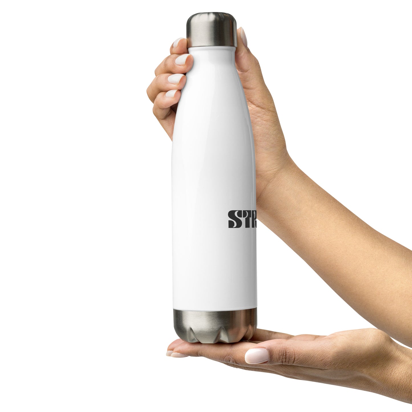 Strong - Insulated Stainless Steel Water Bottle – 17 oz Double-Wall Flask