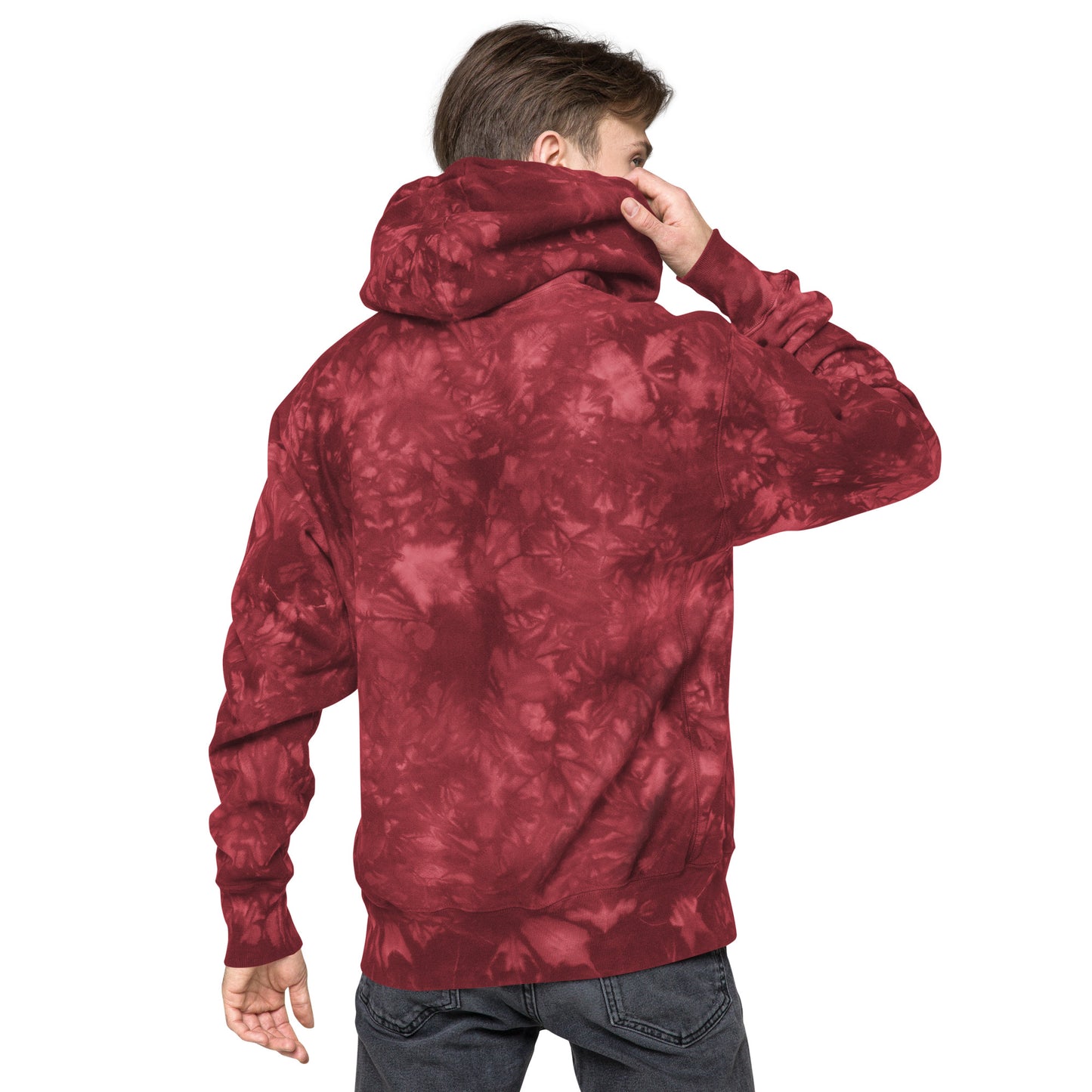 Unisex Champion Tie-Dye Hoodie – One-of-a-Kind Comfort & Style - American Dream Edition