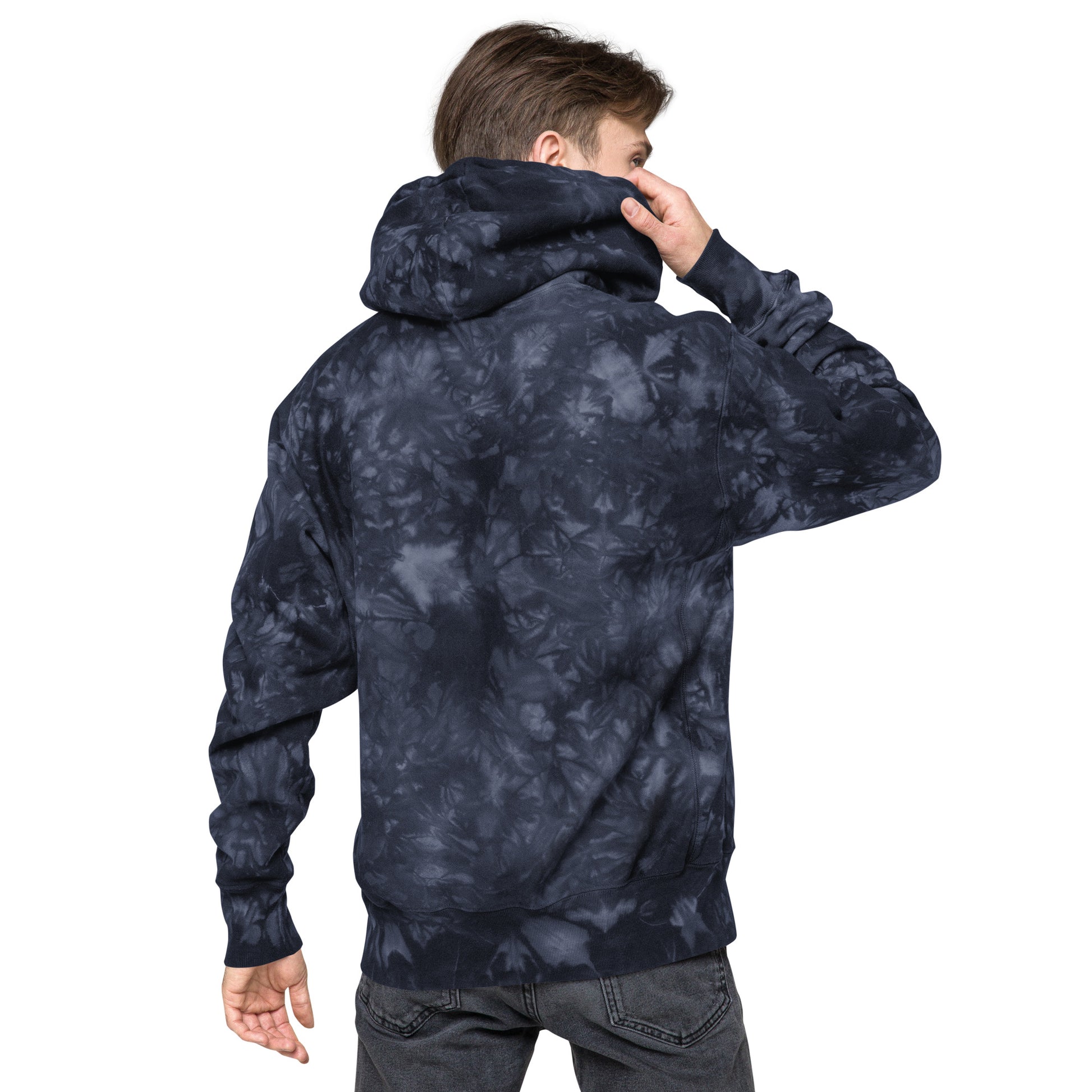 Unisex Champion Tie-Dye Hoodie – One-of-a-Kind Comfort & Style - American Dream Edition