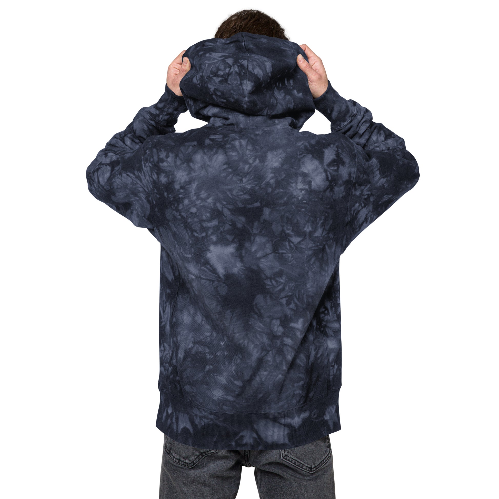 Unisex Champion Tie-Dye Hoodie – One-of-a-Kind Comfort & Style - American Dream Edition