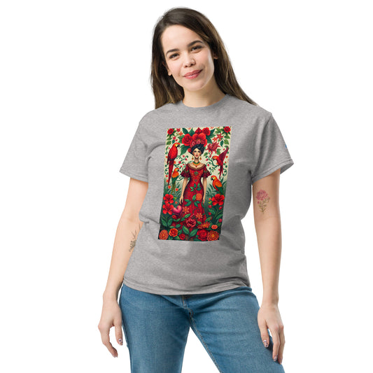 Unisex Classic Tee – Frida Kahlo Inspired Design
