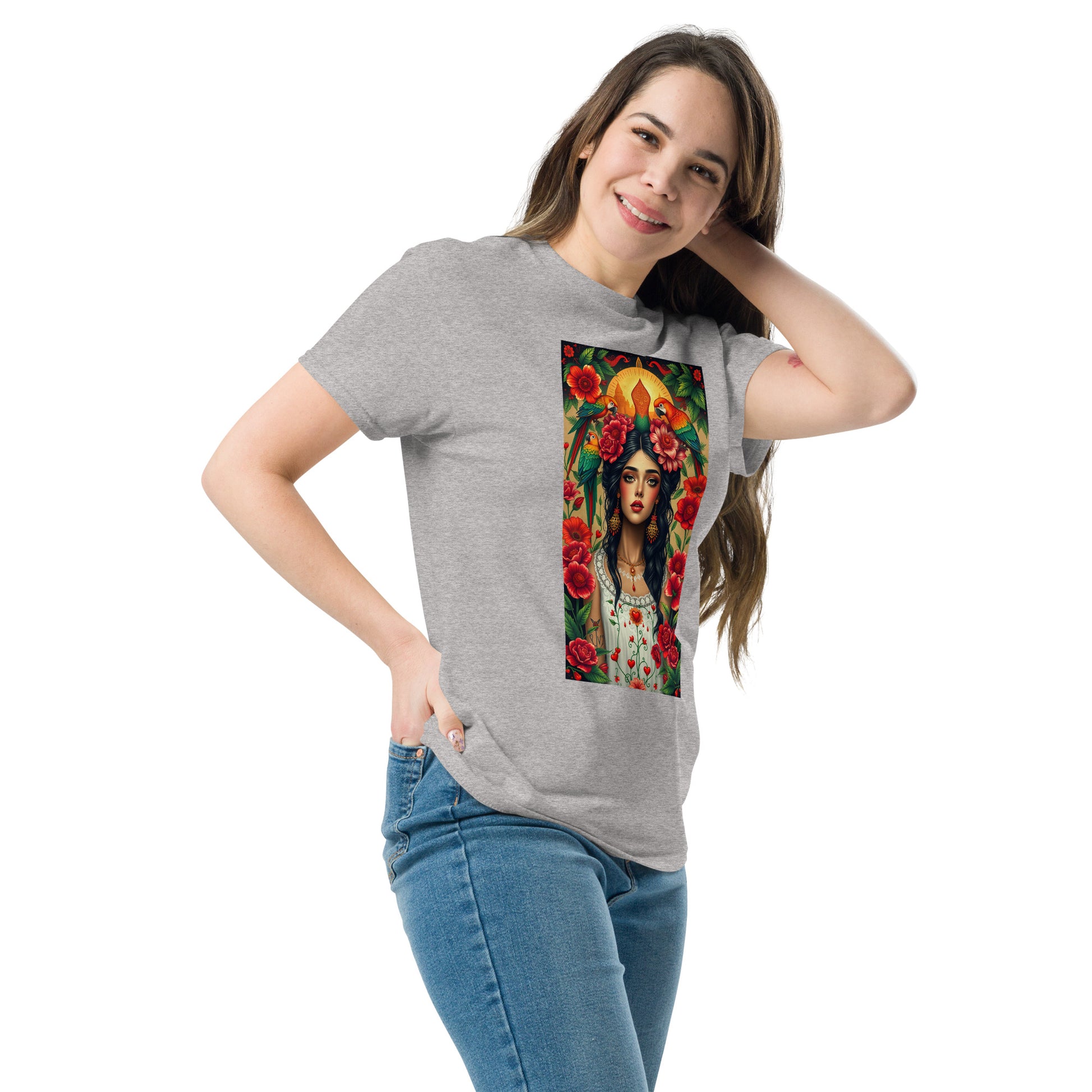 Unisex Classic Tee – Frida Kahlo Inspired Design