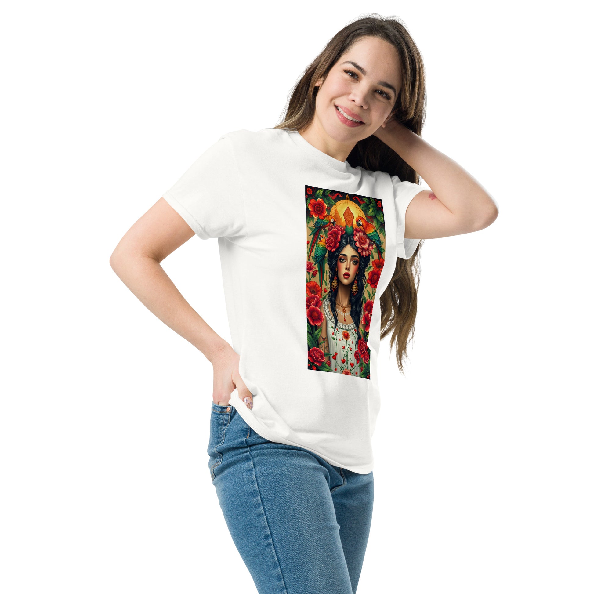 Unisex Classic Tee – Frida Kahlo Inspired Design