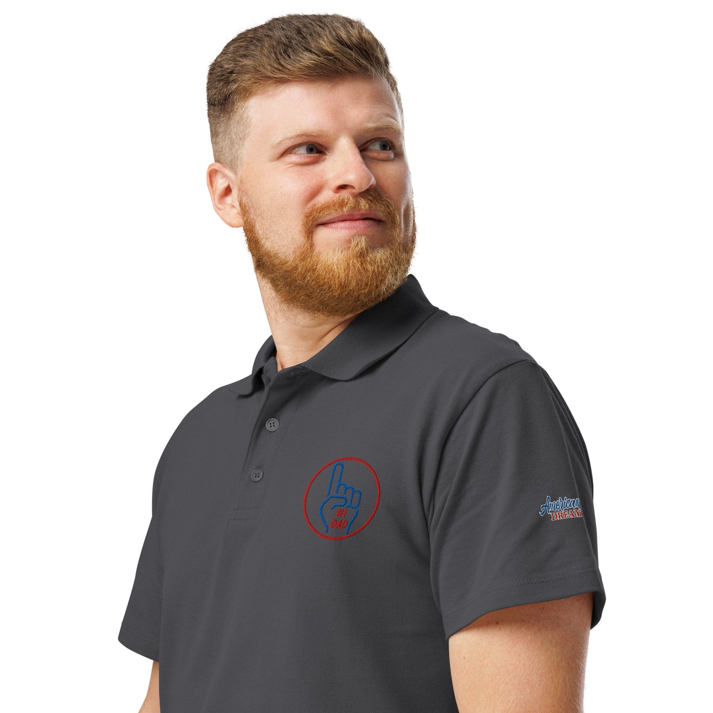 Unisex Premium Piqué Polo Shirt – #1 Dad Edition