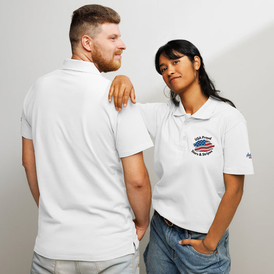 Unisex Premium Piqué Polo Shirt – USA Proud Edition