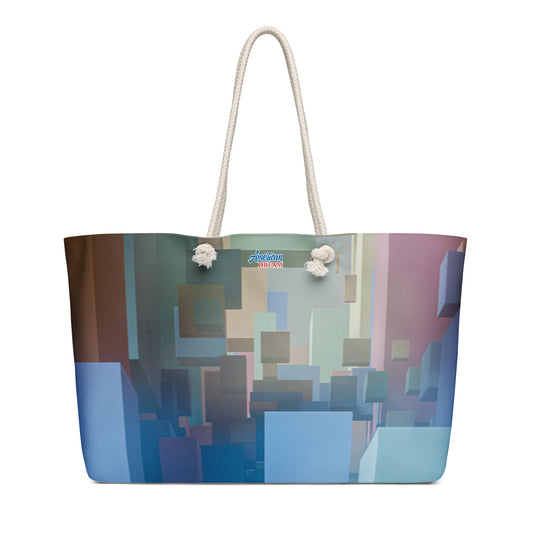 Geo Depth – Oversized Weekender Bag