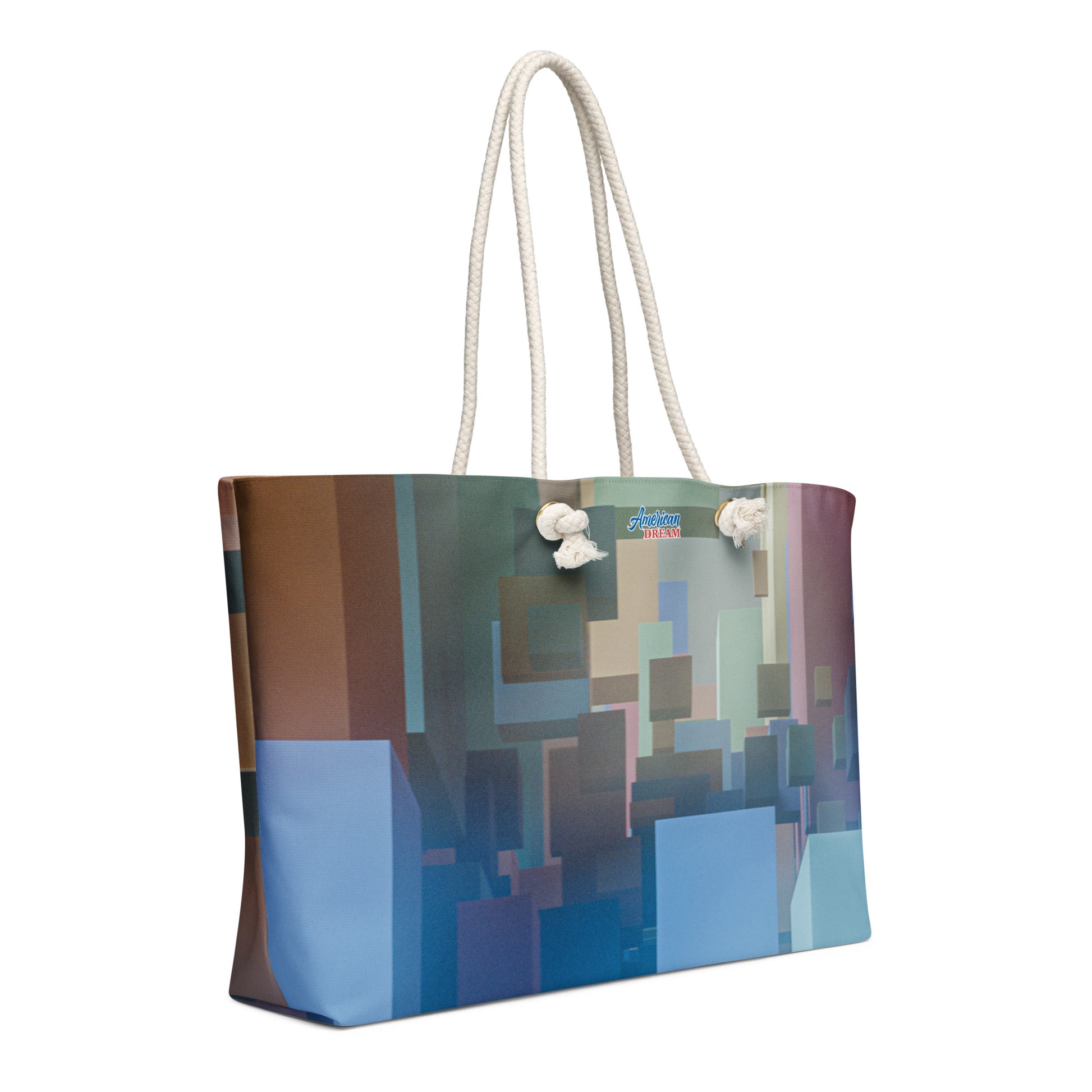 Geo Depth – Oversized Weekender Bag